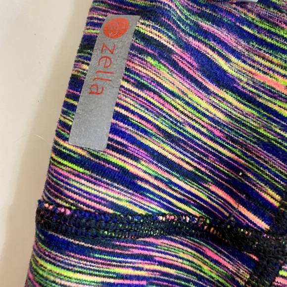 Zella Capri Workout Leggings Multicolor Small - Picture 5 of 6